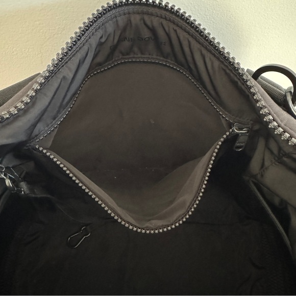 Dagne Dover Landon Neoprene Carry All Bag Onyx Black with Dust bag Medium - Picture 4 of 5